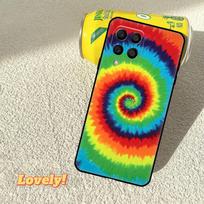 Rainbow Spiral Tie Dye Case For Samsung Galaxy M11 M55 M14 M34 M54 M12 M32 M52 M15 M13 M06 M16 M36 M56 M31 M53 M35 Samsung M31