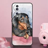 Cartoon Dachshund Sausage Dog Case For Honor Magic 8 Pro 5 6 7 Pro Win X9a X9b X9c X9d X8b X8c 50 70 90 200 400 Lite Cover Honor 70