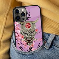 Japanese Oni Hannya Samurai Demon Mask Soft Phone Case for iPhone 17 Air 16e Pro max 15 Pro 13 14 Plus 11 12 MagSafe Magnetic iPhone 11pro