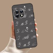 Cartoon Dachshund Sausage Dog Case For OnePlus 11 12 9 10 Pro 10R 12R 8T 10T OnePlus Nord N30 N20 N10 CE 3 2 Lite Cover OnePlus 10R