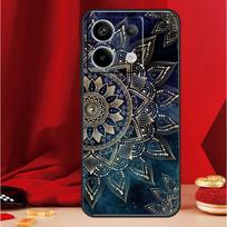 Elegant Mandala Floral Design Phone Case For Xiaomi Redmi Note 13 Pro 12 10 9 8 11 Pro 12S 11S 10S 9S 10A 9C 10C 12C 13C Redmi Note 12 Pro 5G