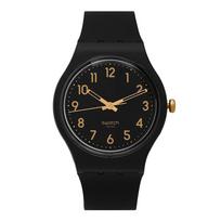 SWatch So28b113 Klasikinis Auksinis Tac Viešas Uretano Laikrodis SO28B113