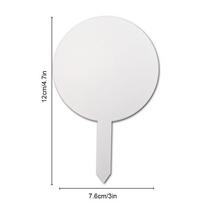 Transparent Acrylic Plant Tags Garden Yard Nursery Flower Pot Seed Varieties Tagging Marker DIY Garden Labels Plants Sign