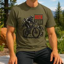 RockShox Kalnų Dviratininko Marškinėliai MTB Rock Shox Dviračių Takas Trek Santa Cruz Unisex Marškinėliai XXXXL
