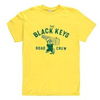 The Black Keys Road Crew  Shirt S-234XL Yellow Gift fans D010 Unisex T-Shirt XXXXL