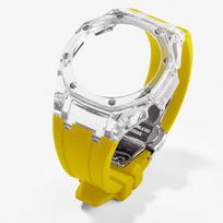 Skirta Casioak G-Shock GA-2100 GM-2100 GMA-S2100 GA2100 Modifikavimo rinkinys Skaidrus PC korpusas guminis dirželis Laikrodžio dirželio keitimo priedai GA-2100 2110 B2100