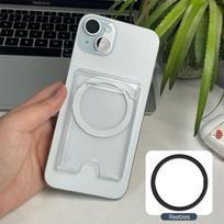 Clear Magnetic For Magsafe Wallet Case Card Holder Universal For Iphone16 15 14 13 Pro Max Bank ID Card Holder