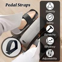 Leg Exerciser Straps Foot Pedal Resistance Leg Balance Band Non-Slip Sports Accessories For Fitness Bike Cycling Home Seniors China Mainland