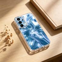 L-liquid metal phone Case For Samsung S25,24,21,22,23,30,Ultra,20,Plus,Fe,Lite,Note Transparent Cover Samsung S23ULTRA5G