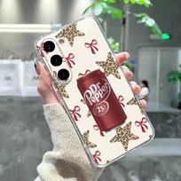 Cherry Drink Brand D-Dr P-Pepper Phone Case For Samsung Galaxy A91,80,73,72 ,71,53,52,32 ,31,22,21s,20,Transparent Case Samsung a40