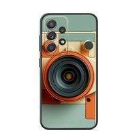 Retro Camera Vintage Phone Case For Samsung S24,21,22,23,30,Ultra,20,Plus,Note,10,9,Black soft silicone case samsungS24