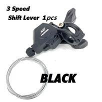 SENSAH MX9 412 Folding Bike 3 Speed Rear Derailleur Front Shift Lever Folding Bicycle Parts Bike Derailleurs Shifter Black Shifter 1pcs