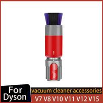 Scratch-Free Dusting Brush Hose for Dyson V7 V8 V10 V11 V12 V15 Traceless Soft Dust Brush Attachment with Self Cleaning Design 1PCS