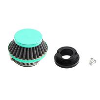 2-Stroke Pocket Bike Air Filter With Connector For 47cc 49cc Carburetor Mini Quad ATV Dirt Bike Go Kart žalia