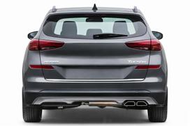 Hyundai Tucson Fl 2018+ Chromuota Juostelė Ant Chromuotos Bagažinės Dangčio
