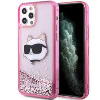 Etui Karl Lagerfeld Glitter Choupette Head Do Iphone 12/ 12 Pro, Różowy/Pink