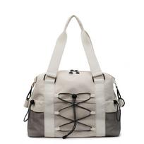 Casual Travel Luggage Bag Lightweight Sports Fitness Bag Casual Nylon Tote Bag  Girls balta