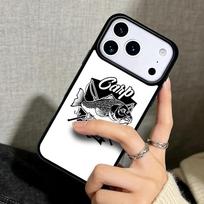 Capa Case for iPhone 17 Air 16 Pro Max 15 Plus 11 13 Mini 14 12 Back Phone Cover Carp Fishing soft iPhone 15