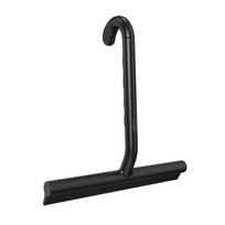 Window Squeegee with Hook Handle for Shower Glass Door Bathroom Mirror Cleaning Tool with Soft Rubber Blade for Streak Free Surface One Size juoda