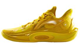 Li Ning SONIC 11 Bumblebee Cushioning Slip Resistant Abrasion Resistant Low top Basketball Shoes Men's Yellow ABAT021-9 44