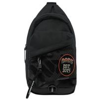 Li Ning Basketball Collection Polyurethane With Polyester Sling Bag, Crossbody Bag, Shoulder Bag Regular Unisex Black ABDU183-1