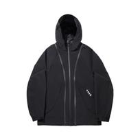 Li Ning Puffer Jackets Men's Caviar Black Hooded Moderate ACFV033-3 L