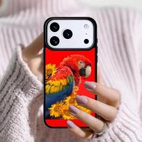 Bird Parot Pet Phone Case For Apple iPhone 17 Air 16E 15 14 Plus 13 12 11 Pro Max Mini Funda Cover iPhone17 Pro