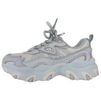 Li Ning Cat Paw Lite3 Synthetic Leather Abrasion Resistant Height Increasing Low top Chunky Sneakers Women's Blue AGCV044-4 39