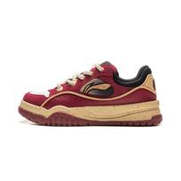 Li Ning Buu Coverage Slip Resistant Cushioning Abrasion Resistant Lightweight Low top Skateboard Shoes Men's Saffron AGCV463-2 40