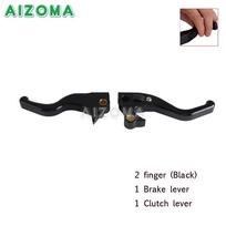 2/3 Finger Motorcycle Front Brake Handle Clutch Levers For Harley Sportster XL XR 1200 883 50 Nightster Roadster Iron 2004-2013 2 finger Black