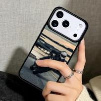 Capa Case for iPhone 17 Air 16 Pro Max 15 Plus 11 13 Mini 14 12 Back Phone Cover Vintage Motorcycle iPhone 15