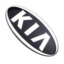 8.5*4.3cm Aluminium Emblem Decal Car Steering Wheel Center Badge Sticker For KIA K2 K3 K5 KX5 GT Rio Optima Sorento Accessories