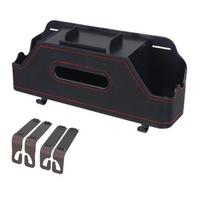 Phone Stand Holder Car Drink Cup Holder Hanging type Vehicle Tissue Box  Travel Black-Hook