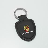 Odinis automobilio raktų pakabukas Skydo tipo raktų žiedas Porsche Panamera Cayenne Taycan 911 718 Macan Carrera-GT 928 944 968 944 Priedas juoda