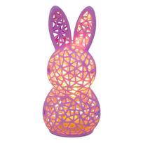 3d Printed Led Easter Hollow Hare For Festive Atmosphere Decorative Items For Rabbit Party Holding Nose Sculpture One Size