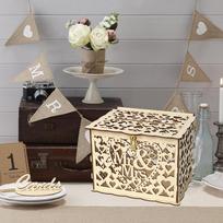 Card With Diy Wedding Gift Lock Box For Birthday Boxes Party Wooden Home Decor Storage Solutions Fast Shipping One Size
