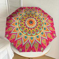 1pc Mandala, Pattern Print Umbrella , Multi-functional Umbrellafor Men & Women, Valentine's Day Gift0817081