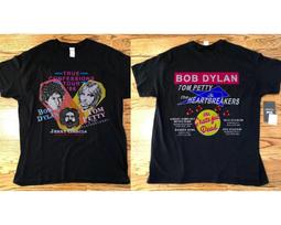 VINTAGE Bob Dylan Tom Petty Jerry Garcia '86 True Confessions Tour Shirt Reprint S