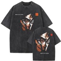 Washed Vintage Rapper Mf Doom MM FOOD Graphic Print Tshirt Men Women Hip Hop Fashion Tshirts Male Casual Oversized Streetwear S