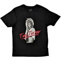 Tina Turner Unisex T-Shirt: Red Logo (Medium) L