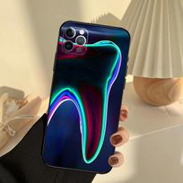 Dentist Tooth Pattern Case For iPhone 11 12 13 14 15 16 Pro Max Cover For iPhone 13 12 Mini XR X XS Max Plus iPhone 15 Pro