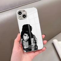 British Singer Amy Winehouse Phone Case For IPhone 17 Pro Max 15 Pro 16 14 Plus 12 13 Mini 11 Pro Shockproof Electroplated Glas iPhone 11 Pro Max
