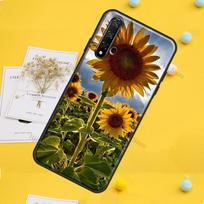 Sunflower  Floral Case For Huawei P30 P20 P40 P60 Pro P Smart Nova 9 5T Honor Magic 5 Lite X8 X9a 50 70 Cover Honor 70
