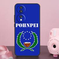 Pohnpei Ponape Flag Case For Honor Magic 7 5 6 8 Pro X9a X9b X9c X9d X8b X8c Win RT 50 70 90 200 400 Lite Cover Honor 70 Lite