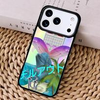 Vaporwave Dolphin print Phone Case Cover For Magsafe Wireless Charger For iPhone 17 Pro Max 16 14 13 12 11 15 Air iPhone 15 Plus