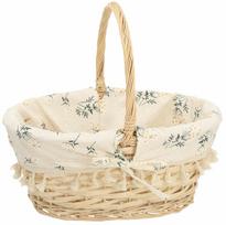 Krepšelis Home4you Willi Emma 88822, medvilnė/gluosnis, 36 cm x 27 cm