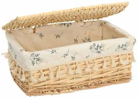 Krepšelis Home4you Willi Emma 88828, medvilnė/gluosnis, 36 cm x 27 cm