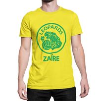 ZAIRO LEOPARDAI Futbolo Vyriški Marškinėliai Vyriški Moteriški Marškinėliai Viršus 1974 Pasaulio Taurė Afrikos legendos 70-tieji 3XL