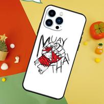 Muay Thai Soft Case For iPhone 15 16 14 13 12 11 Pro Max Plus Mini X XR XS Max 7 8 Phone Cover iPhone 15 Pro