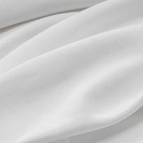Phantom Atsparūs įbrėžimams Šviesūs Prabangūs Balti Balkono Užuolaidos - Peršviečiamos ir Sustorintos Miegamiesiems ir Erkeriams Zero-cut fabric/1 meter balta